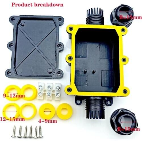 2/3Way IP68 Outdoor Waterproof Cable Connector Junction Box With Terminal 450V