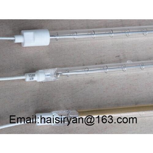 350mm, 220v, 200w Ruby Halogen Heat Lamps red color for sauna