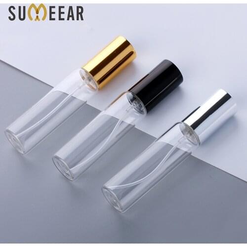 50 Pcs/Lot 20ml Aluminium Perfume Bottles Atomizer Mini Portable Perfume Bottle empty cosmetic bottles For Travel