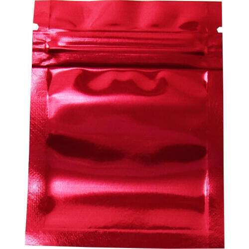 6x8cm 2000pcs/lot Zip Lock Mylar Pouches Retail Candy Coffee Powder Bean Waterproof Packages Organizer Zipper Bag DHL Shipping