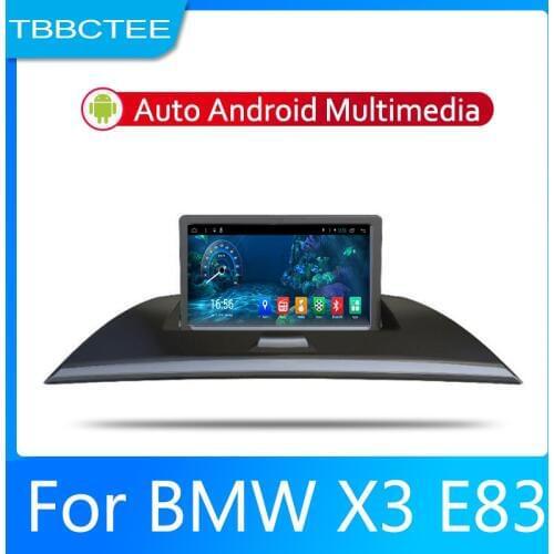 Android 2 Din Car radio Multimedia Video Player auto Stereo GPS MAP For BMW X3 E83 2003~2010 Media Navi Navigation