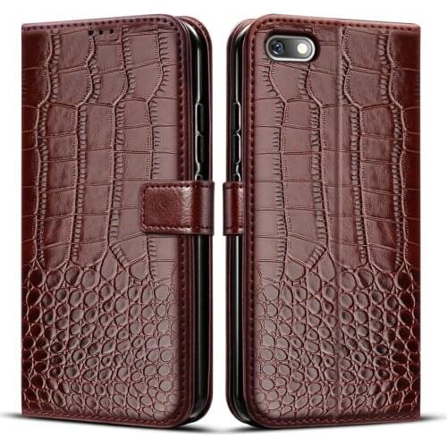 Wallet Flip Case For Huawei Y5 Lite 2018 / Y5 Prime 2018 Cover Shockproof Magnetic Leather Stand Phone Protective Bag