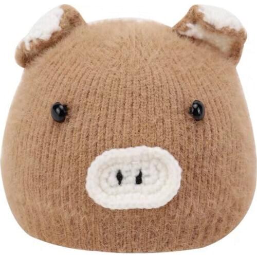 Baby Wool Hat Boy Baby Girl Baby Autumn Winter Keep Warm Knitted Cap Children Windproof Ear Protectors Plus Cashmere Hats TG0152