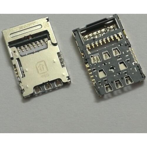 For LG M160 K4 M200N K8 2017 M250N K10 SIM Card Reader SIM Card Socket connector SIM Card Slot Replacement
