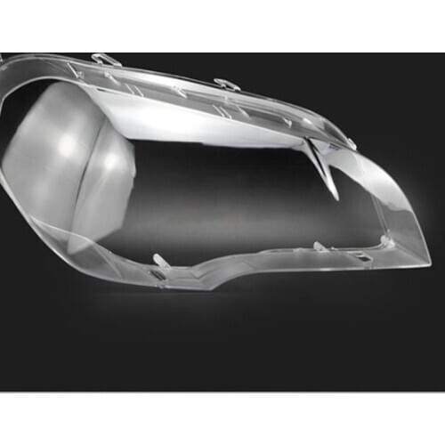 E70 Front headlights headlights glass mask lamp cover transparent shell lamp masks For BMW x5 E70 2008-2013