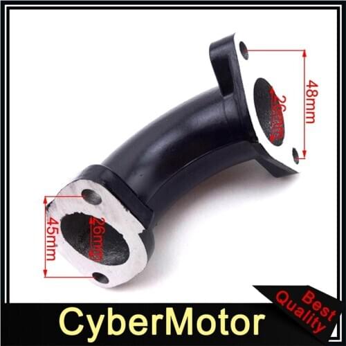 Carburetor 26mm Inlet Manifold Intake Pipe For 110cc 125cc 140cc Lifan YX Engine Pit Dirt Motor Bike Motorcycle Motocross