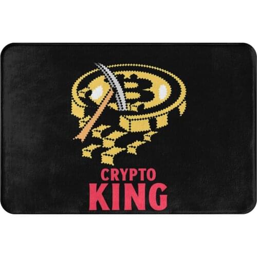 Bitcoin Crypto Miners Meme Kitchen Non-Slip Carpet King Bedroom Mat Entrance Door Doormat Floor Decor Rug