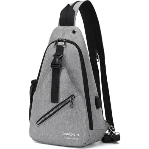 Multifunction shoulder bag mochila bandolera bolsas masculinas men crossbody chest bag tasche herren sacs à bandoulière homme