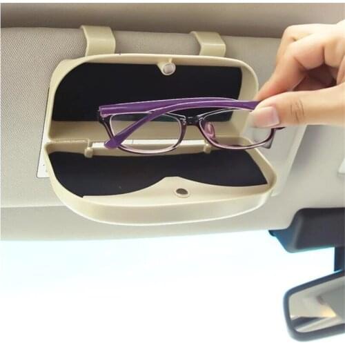 2021 New Cases For Glasses Car Glasses Holder Case Auto Magnet Sun Glasses Holder In Car