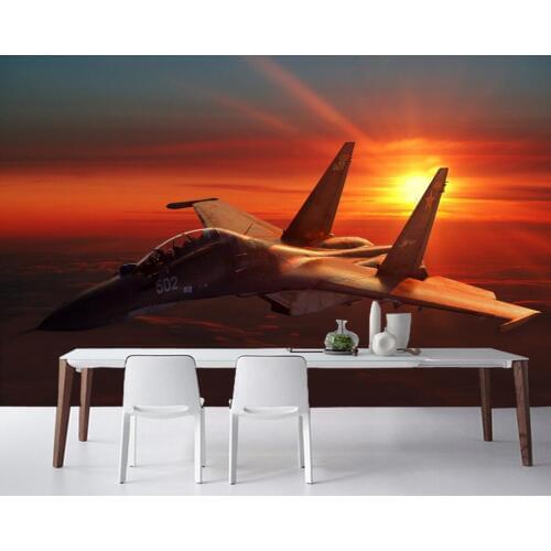 Papel de parede Airplane Aviation photo wallpaper,living room TV sofa wall bedroom restaurant bar cafe wall papers home decor