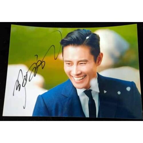 Hand signed Lee Byung hun autographed photo 5*7 K-POP 032021