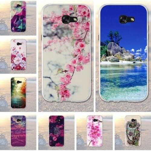 Silicone Case FOR Samsung Galaxy A5 2017 Soft Case A520 SM-A520F TPU Cover Back FOR Samsung A5 2017 Phone Cases