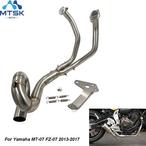 Motorcycle Exhaust Muffler Slip-On Muffler Escape For Yamaha MT07 FZ07 2014-2019 XSR7002016-2017 MT-07 Tracer