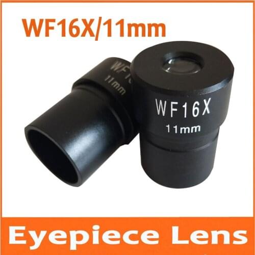 WF16X 11mm Optical Field of View Ramsden Biological Microscope Eyepiece Lens with Mounting Size 23.2mm for Biomicroscope System