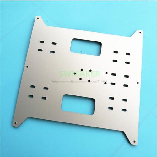 Y Carriage Upgrade aluminum composite Plate 4mm thickness for Maker Select, Wanhao Duplicatior i3, Anycubic i3 Mega 3D Printers