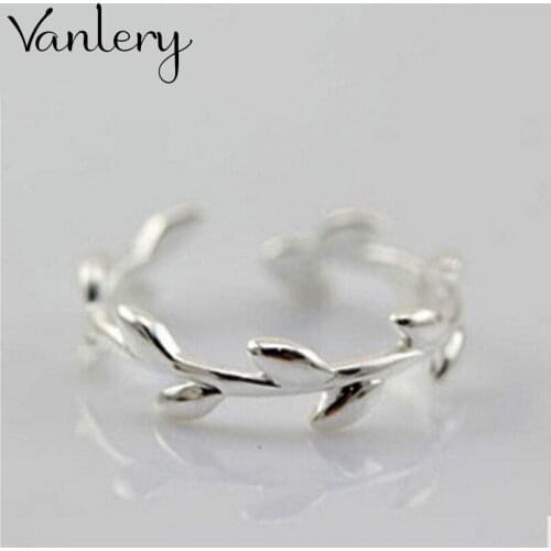 Creative Style Boho Leaf Rings For Women Men Adjustable Ring Fashion Charm Jewelry Wholesale 2021