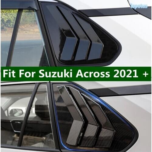 1 Pair Quarter Louver Shutter Cover Vents Rear Side Window Car Modification Fit For Suzuki Across 2021 ABS Exterior Accessories