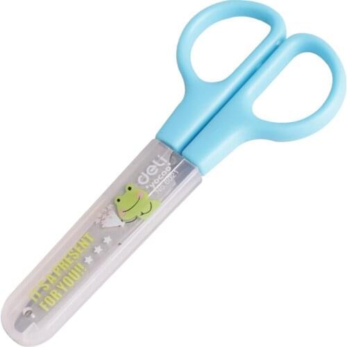 1 pcs 12cm Students DIY Scissors Office Scissors Handcraft Sewing Sharp Shear Blade Hand Tool mini Scissor Tool w/ Sheath