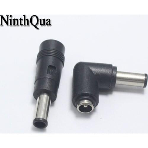 1pcs 5.5*2.1 Female jack to 6.0*4.4 Male Plug 90 /180 Degrees DC Power Adapter Plug Connector Notebook Laptop for SONY Sofujitsu
