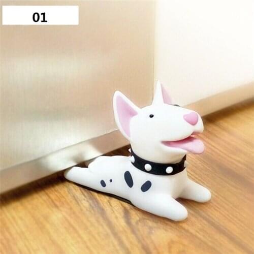 1 PCS Cute Cartoon door stopper Silicon Doorstop safety for baby Home decoration Dog Anime