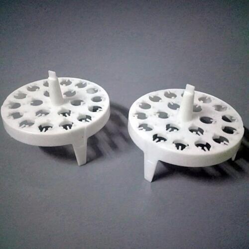2 piece laboratory rack for 2ml,1.5ml centrifuge pipe text tube Plastic circular floating Storage tray 20 holes