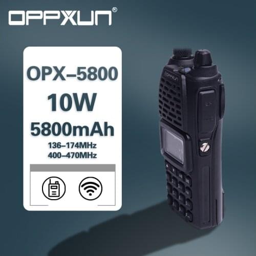2021OPPXUN OPX-5800 Long Range Walkie Talkie for Police Use Professional Portable Ham Radio Station DMR Cb Telefon Two Way Car