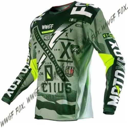 Motorcycle bike jersey mens long-sleeved mountain bike shirt downhill T-shirt off-road motorcycle clothing personality