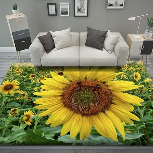 3D Flowers Pattern Carpets for Living Room Bedroom Area Rugs Child play Mat Kids Girl Room Decor Carpet Home Hallway Floor Rug