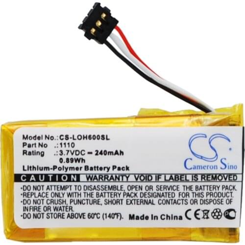 2021 Battery For Logitech 1110 H600 240mAh / 0.89Wh