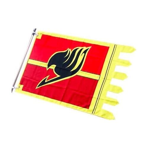Cosplay Accessories Inspired by Fairy Tail Cosplay Anime Cosplay Accessories Flag Terylene Mens Womens New Hot Halloween Costu