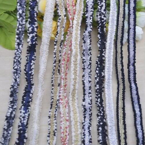 Free Shipping DIY Clothes Accessories Cheap Special Curved Crocheted Lace Trim Korean Fashion Craft Sewing Lace Ribbon