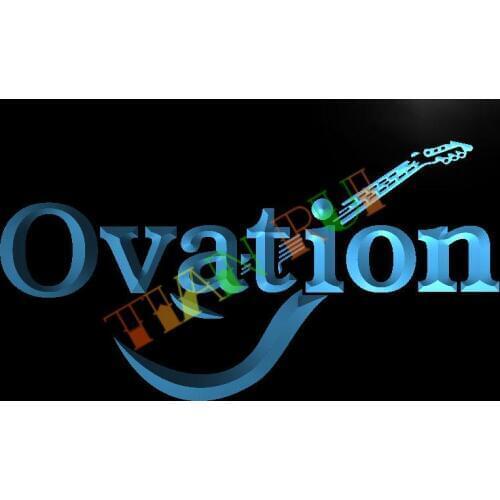 LL170- Ovation Guitars Acoustic Music LED Neon Light Sign home decor crafts