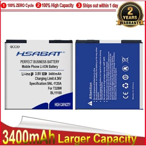 HSABAT 3400mAh Battery BL11100 Battery for HTC Desire V/VC/VT T328w T328d T328t Sensation XE Z710E G14 G17 EVO 3D X515d X515m