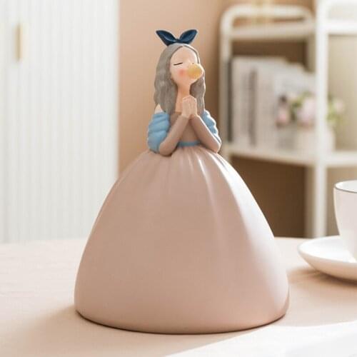 Nordic Creative Piggy Bank Child Girl Money Box Piggy Bank Cute Room Desktop Decoration Birthday Gift Cofre Home Decor BC50PB