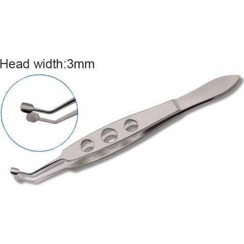 Beauty health Eyelid Ophthalmic Instruments Two Types Head 10.5CM Double Eyelid Fat Tarsal Gland Physiotherapy Massage Tweezers