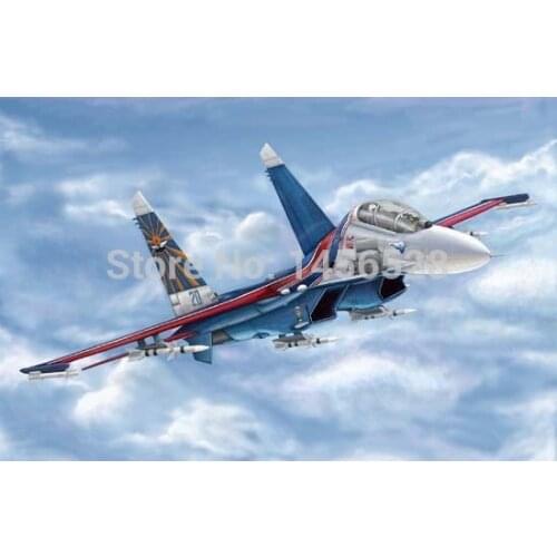 Trumpeter model plastic scale model 1/144 03916 RUSSIAN SU-27 FLANKER Assembly Model kits Modle building scale model plane kit