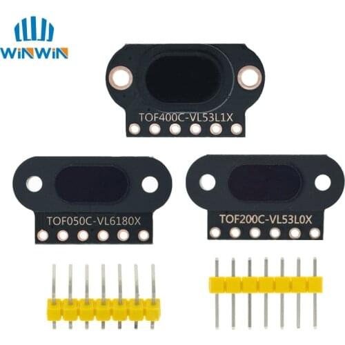 VL6180/VL53L0X/VL53L1X Time of Flight (ToF) Laser Ranging Sensor Module TOF050C TOF200C TOF400C 50CM/2M/4M IIC For Arduino STM32
