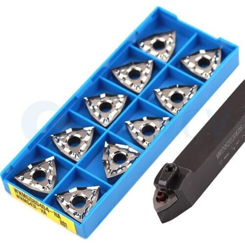 MWENN1616H08 MWENN2020K08 MWENN2525M08 External Turning Tool Holder +10Pcs CNC Lathe WNMG0804 Carbide Blade High Quality Seismic