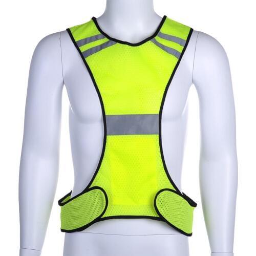 Night Running Sports Vest Reflective Vest Riding Safety Warning Reflective Vest Riding Breathable Mesh Reflective Cloth Vest