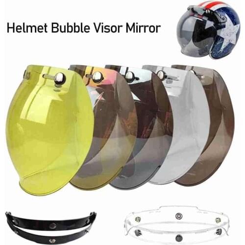 Helmet Bubble Visor Mirror Frame Motorcycle Genuine Frame With Bubble Vintage Lens Bubble Fog Retro Lens General Ant S1G6