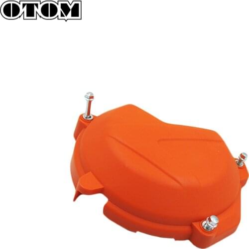OTOM For KTM EXC250F XCF350W Freeride 250F HUSQVARNA FE 250 350 Motorcycle Accessories Clutch Cover Plastic Orange Protect Guard