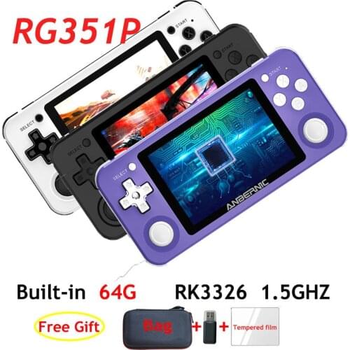 RG351P Retro game RG350P Video games Upgrade game console ps1 game 64bit opendingux 3.5 inch RG350P Child gift