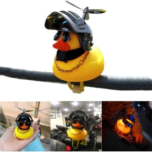 Rubber Duck Toy Car Ornaments Yellow Duck Car Dashboard Decorations with Propell 97BE