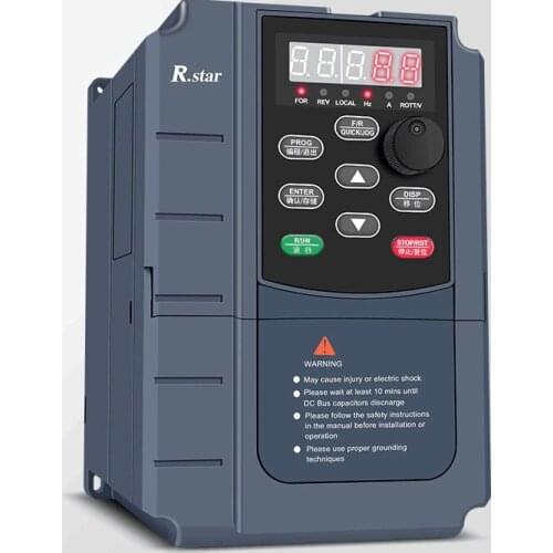 Three-phase frequency converter 380V 1.5KW 2.2KW 0.75KW pump fan motor speed regulation