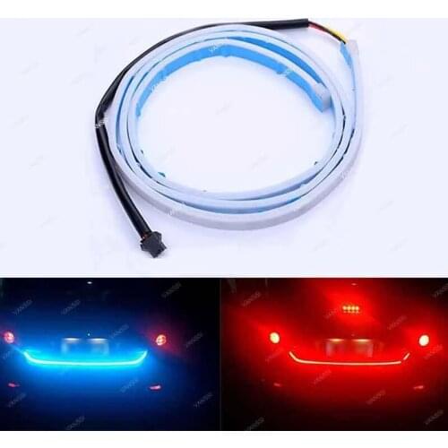 VANSSI 1 set Car Tail Light Brake Stop Light Bulb All In One Auto Strip LED Decoration Light Super Bright Flexible Universal 12V