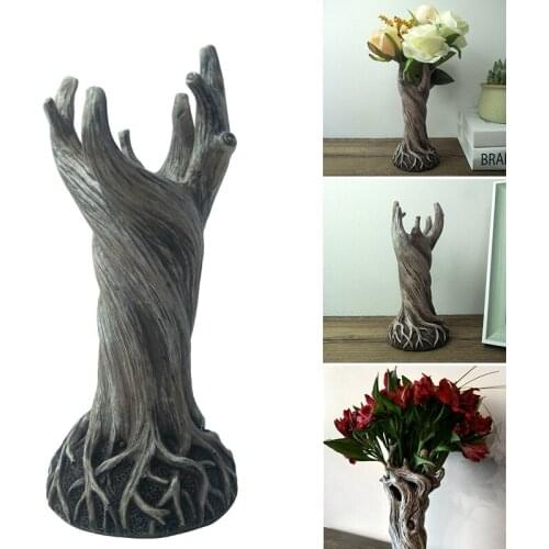 Декор комнаты Dryad Vase Ornament Creative Tree Trunk Furnishings Resin Handmade Crafts Decoration For Home Living