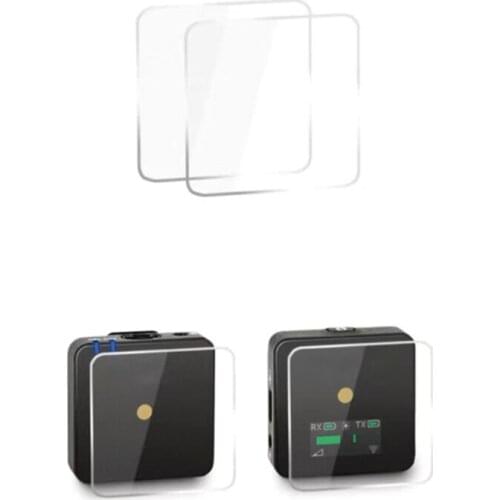 G5AA Anti-Scratch Screen Protector Compatible with Rode Wireless Go Microphone Tempered Glass Screen Protector Film