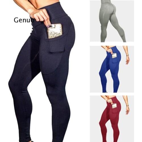 Women Sexy Push Up Yoga Pants Sport Gym Skinny Leggings Fitness Trousers