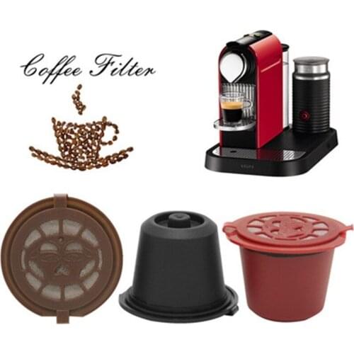 1/3PCS Nespresso Refillable Coffee Capsule Cup Reusable Coffee Capsule Coffee Filters Coffee Accessories Reusable