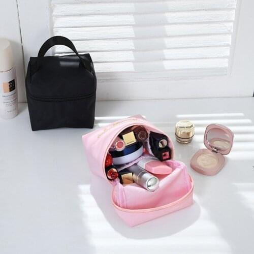 1PC New Velvet Lipstick Bag Vintage Soft Women Cosmetic Bag Bulk Girl Makeup Organizer Portable Beautician Travel Beauty Case